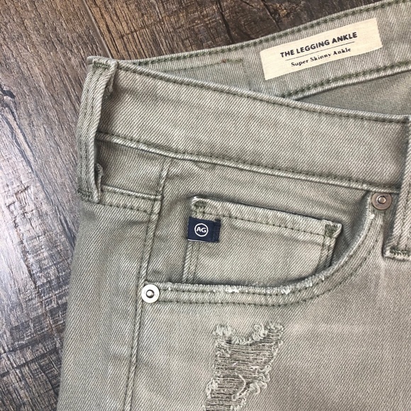 AG Adriano Goldschmied Skinny Distressed Jeans 25R - Picture 5 of 7